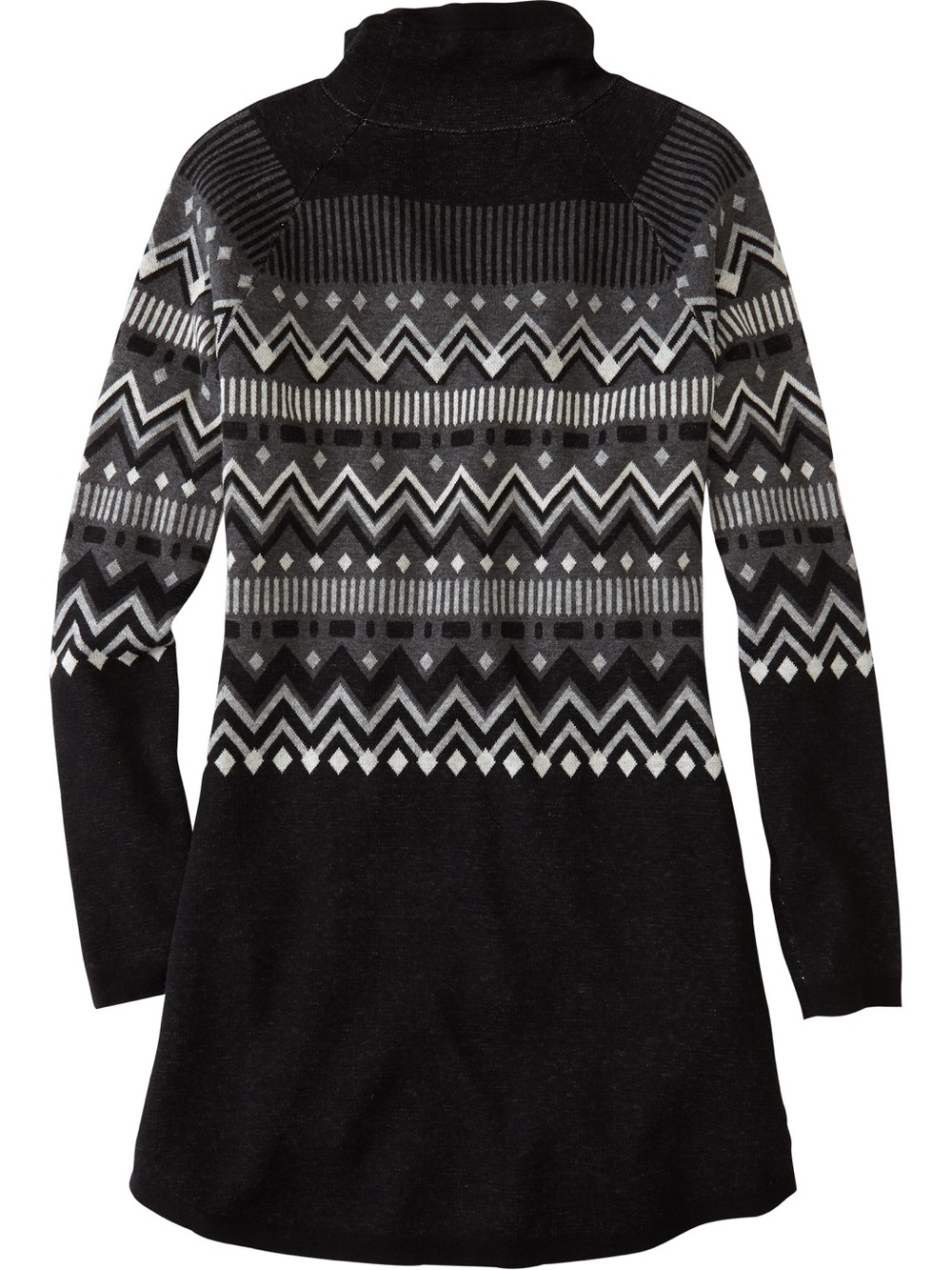 Title Nine Barra Tunic Sweater Dress - Fair Isle Sz M